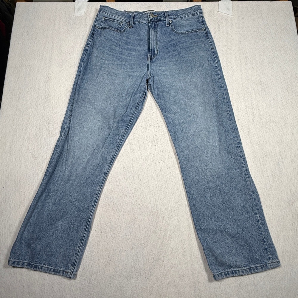 PacSun Dylan Baggy Light Wash Jeans Mens 34x32 Blue Wide Leg Denim